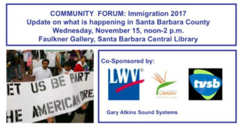Community Forum on Immigration: Wednesday November 15th