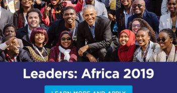 The Obama Foundation Now accepting applications for Leaders: Africa